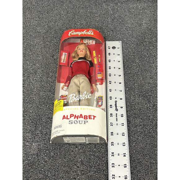 Vintage Barbie Campbell's Alphabet Soup Special Edition Doll 1999 Mattel New Box - Picture 9 of 10